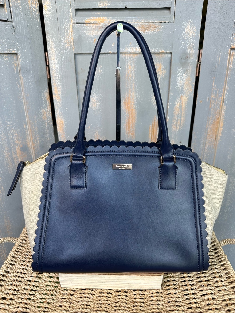 Kate Spade Lilac Road Marguerite Satchel Shoulder Bag Midnight